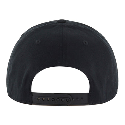 '47 BRAND THUNDER BLACK ROPE HAT IN BLACK - BACK VIEW