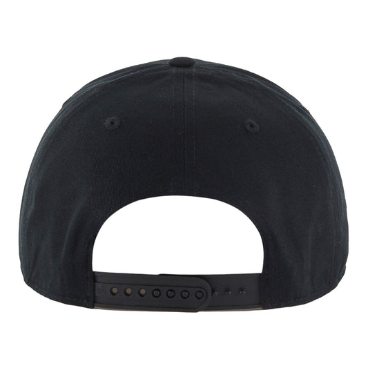 '47 BRAND THUNDER BLACK ROPE HAT IN BLACK - BACK VIEW