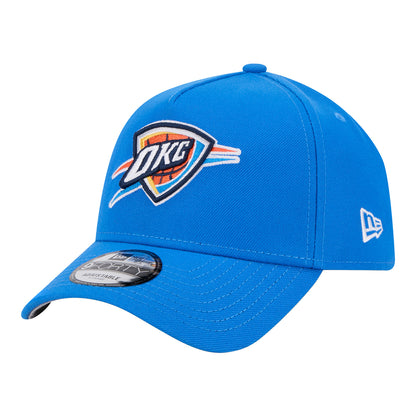 NEW ERA THUNDER SHIELD 940AF SNAP HAT IN BLUE - FRONT LEFT VIEW