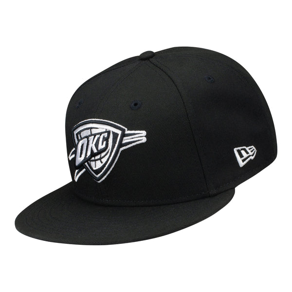 OKC Thunder New Era 9Fifty Primary Snapback Black Hat – Official