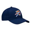 OKC THUNDER NEW ERA 940 CORE LOGO SNAPBACK IN NAVY - FRONT RIGHT VIEW