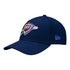 OKC THUNDER NEW ERA 940 CORE LOGO SNAPBACK IN NAVY - FRONT LEFT VIEW