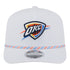 OKLAHOMA CITY THUNDER NEW ERA 970 STRETCH SNAP ROPE WHITE SNAPBACK - Front View