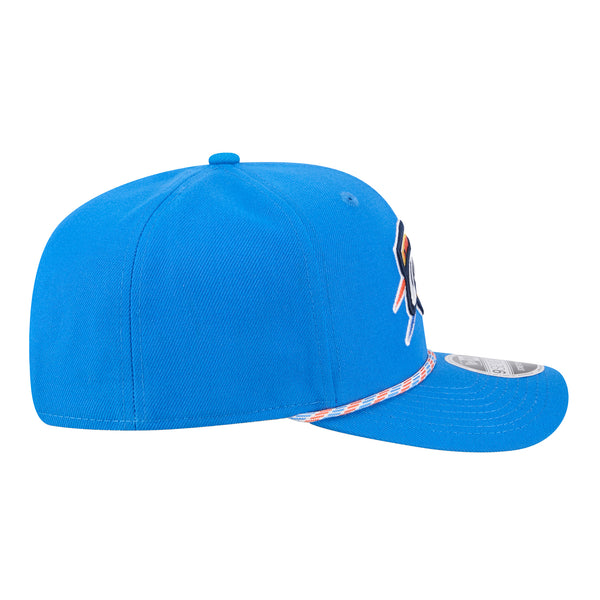 OKLAHOMA CITY THUNDER NEW ERA 970 STRETCH SNAP ROPE BLUE SNAPBACK - Right View