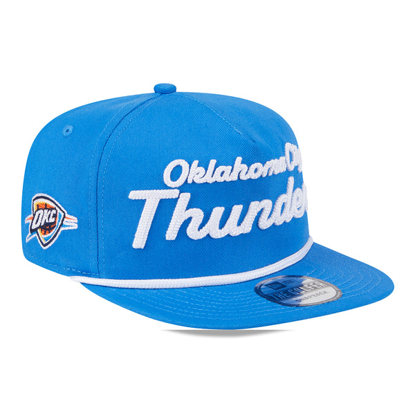 OKLAHOMA CITY THUNDER NEW ERA SCRIPT GOLFER HAT - Front Right View