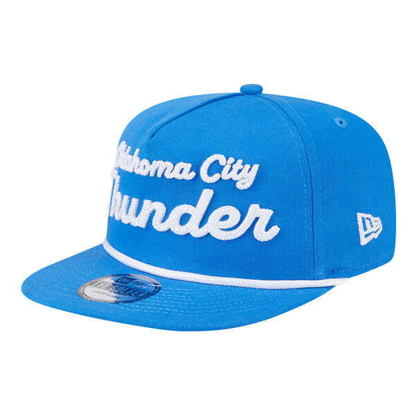 OKLAHOMA CITY THUNDER NEW ERA SCRIPT GOLFER HAT - Front Left View