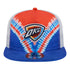 OKLAHOMA CITY THUNDER NEW ERA TIE DYE GOLFER HAT - Front View