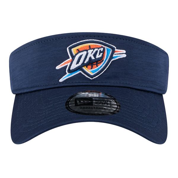 OKLAHOMA CITY THUNDER NEW ERA DIGI TECH VISOR - Front View