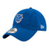 OKC THUNDER NEW ERA 920 RUMBLE POLYESTER HAT in Blue - Front Left View