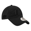 OKC THUNDER NEW ERA 920 BLACK ON BLACK ADJUSTABLE HAT - Side View