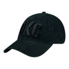 OKC THUNDER NEW ERA 920 BLACK ON BLACK ADJUSTABLE HAT