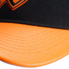 OKC THUNDER PRO STANDARD PEBBLED LEATHER SNAPBACK - Brim Detail