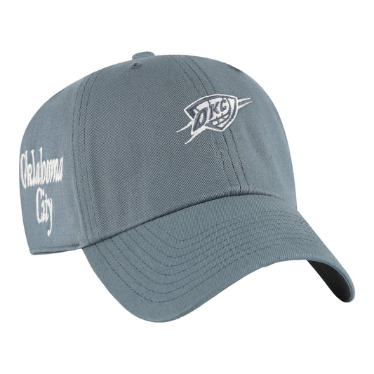Okc Thunder 47 Brand Foundation Adjustable Clean-Up in Grey - Front Right View