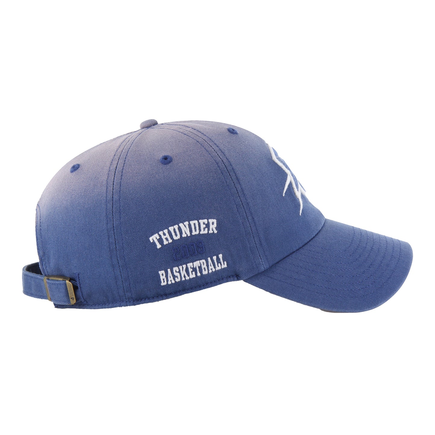 OKC THUNDER 47 BRAND WASHED BLUE ADJUSTABLE CLEAN UP - Right Side View