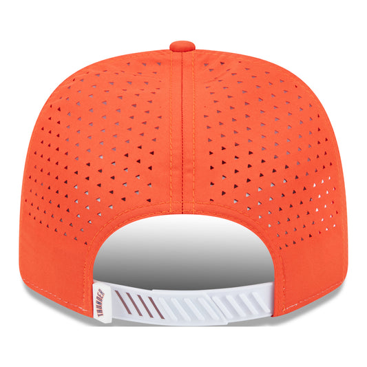 OKC THUNDER NEW ERA 970SS PERFORMANCE SNAPBACK in Orange - Back View