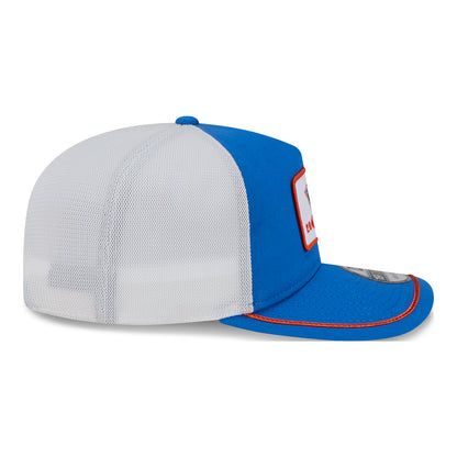 OKC THUNDER NEW ERA GOLFER PATCH SNAPBACK in Blue - Right Side View