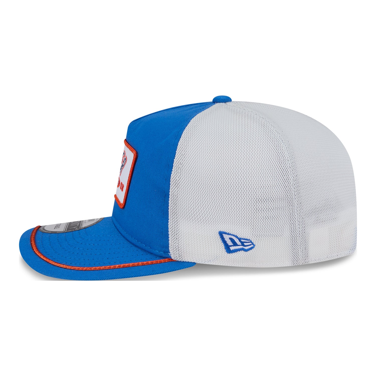 OKC THUNDER NEW ERA GOLFER PATCH SNAPBACK in Blue - Left Side View