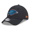 OKC THUNDER NEW ERA 3930 NIGHT MESH FLEX-FIT in Black - Front Left View