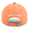 OKC THUNDER NEW ERA 920 WASHED TWO-TONE HAT in Orange - Back View