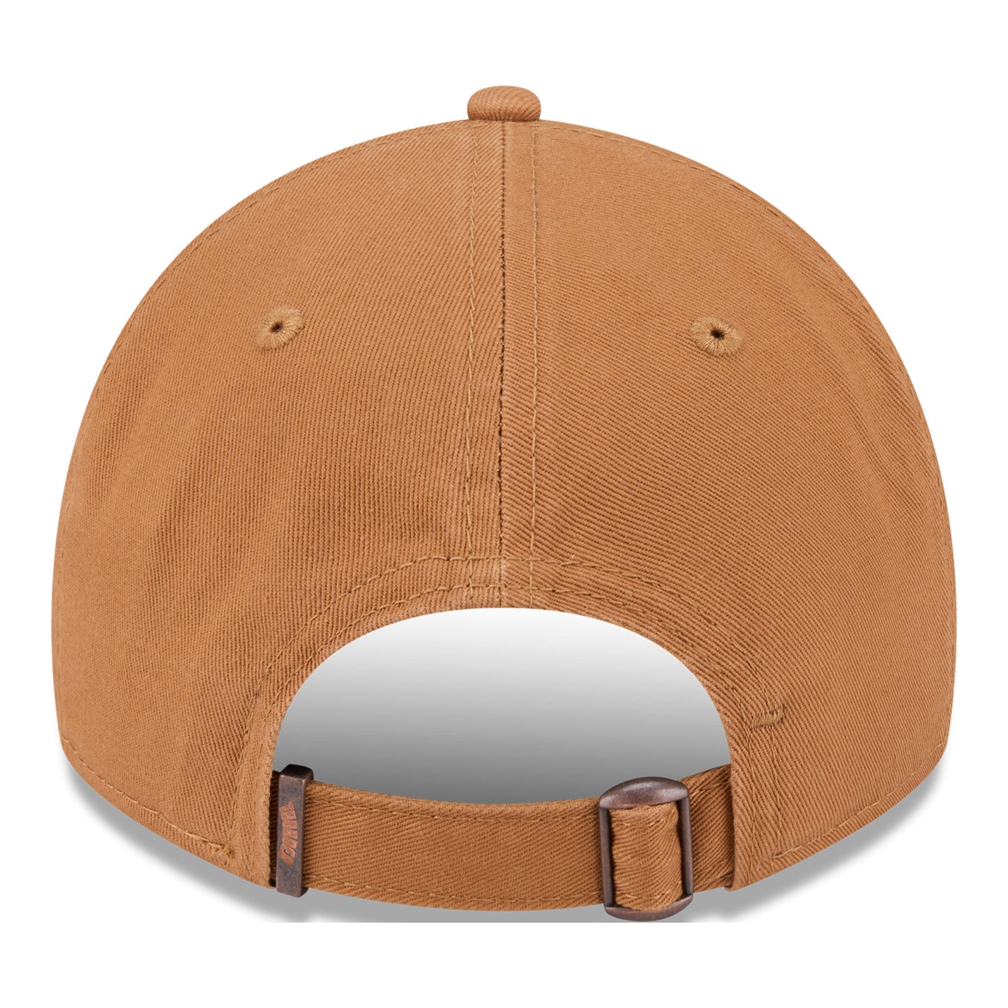 OKC THUNDER NEW ERA 920 FRAYED ADJUSTABLE HAT in Brown -  Back View