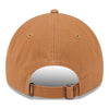 OKC THUNDER NEW ERA 920 FRAYED ADJUSTABLE HAT in Brown -  Back View