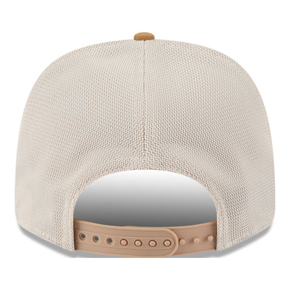 OKC THUNDER NEW ERA 970SS TRUCKER TWO-TONE HAT in Brown - Back View