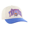 OKC THUNDER 47 BRAND HITCH INBOUNDS SNAPBACK in White - Front Right View