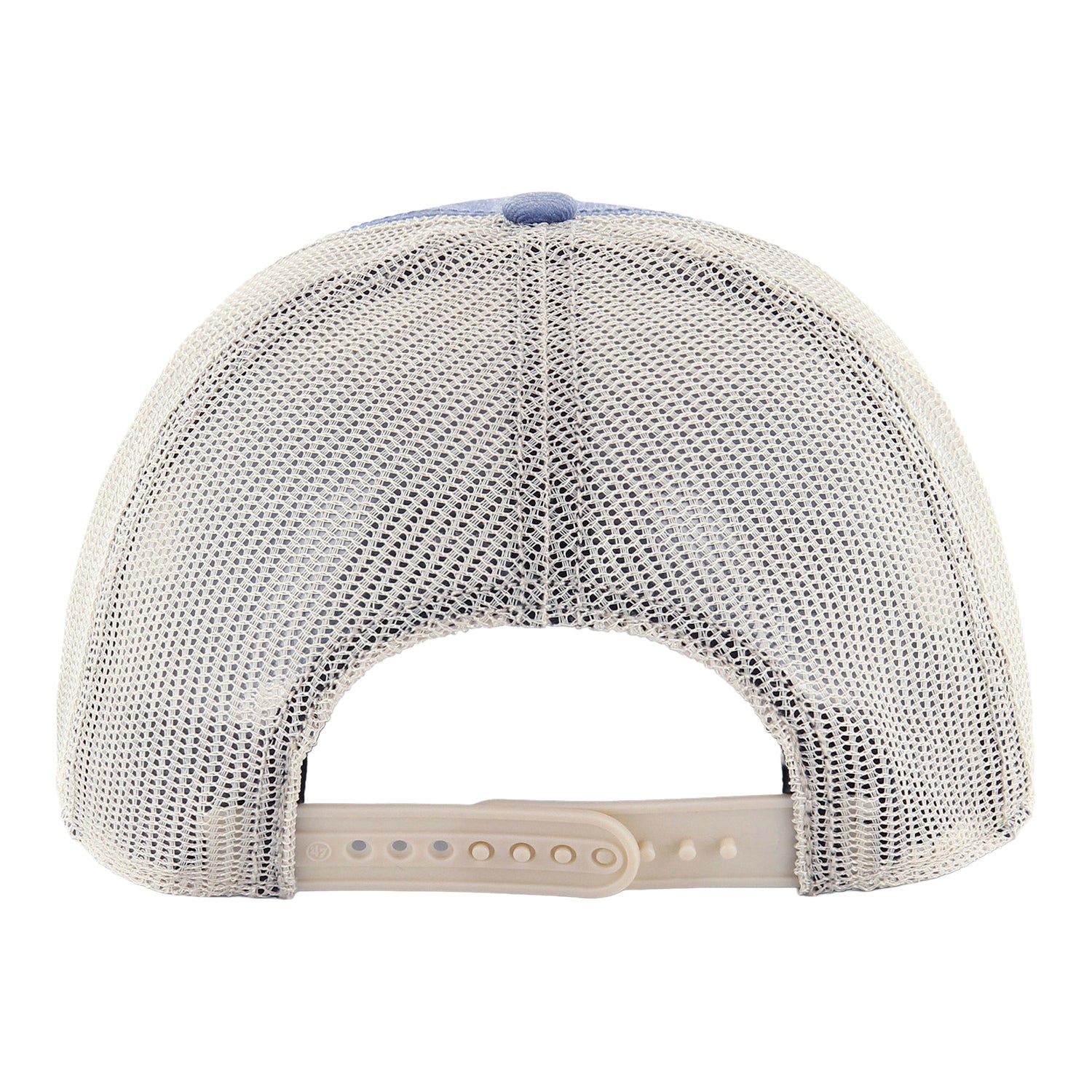 OKC THUNDER 47 BRAND CANTEEN TRUCKER SNAPBACK in Blue - Back View