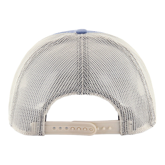 OKC THUNDER 47 BRAND CANTEEN TRUCKER SNAPBACK in Blue - Back View