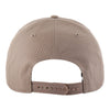 OKC THUNDER 47 BRAND FOUNDATION BROWN HITCH RF ROPE SNAPBACK in Brown - Back View