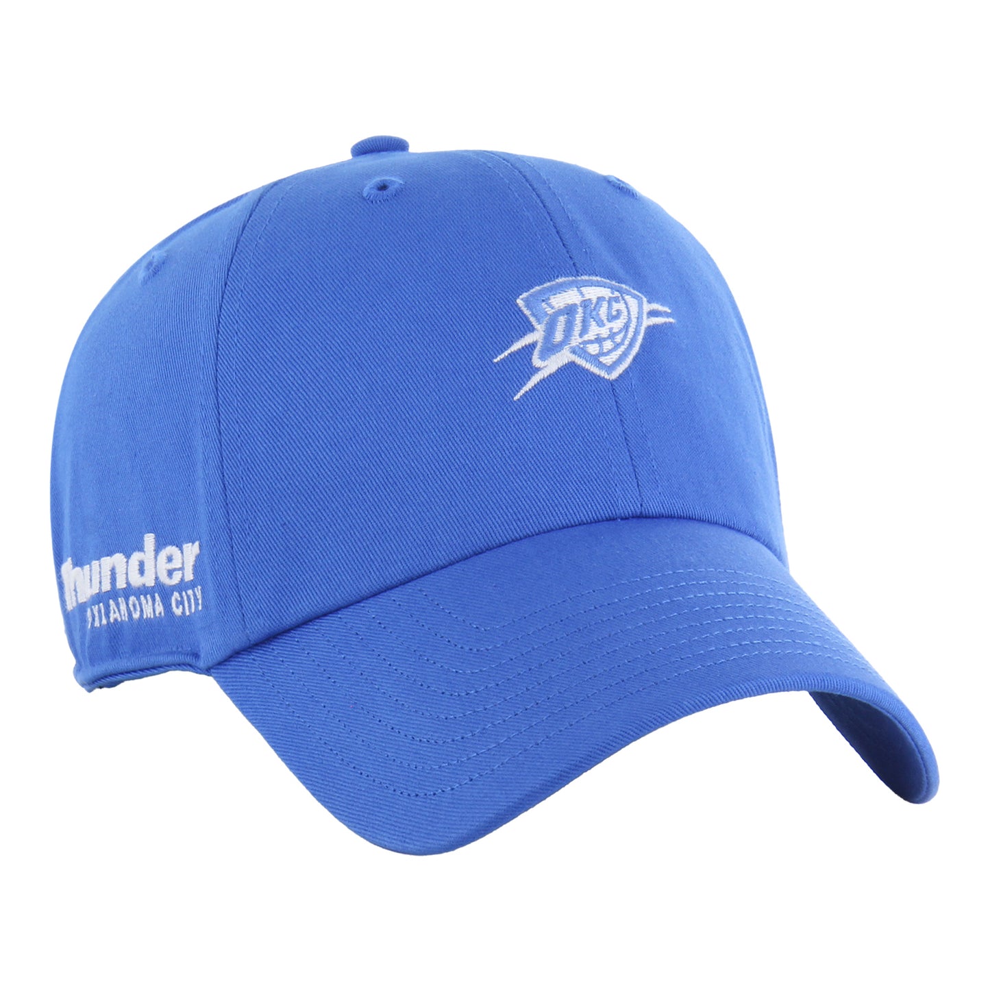 OKC THUNDER 47 BRAND CLEAN UP BLUE FOUNDATION HAT in Blue - Front Right View