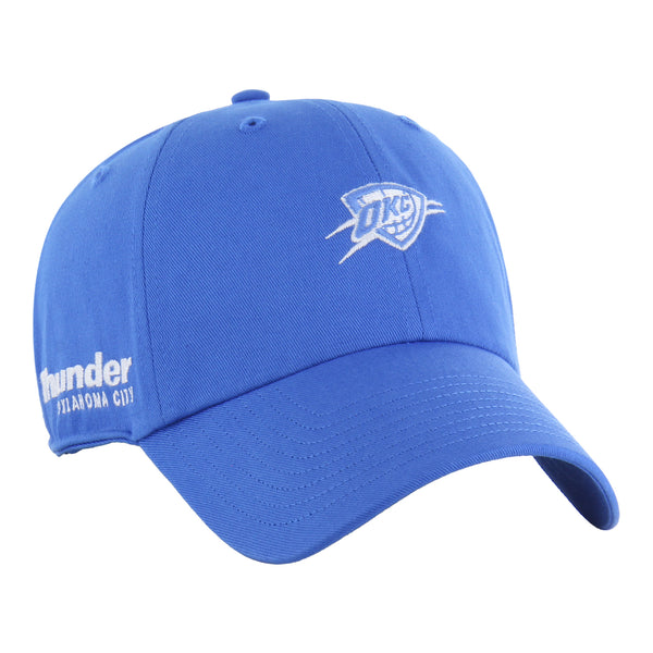 OKC THUNDER 47 BRAND CLEAN UP BLUE FOUNDATION HAT in Blue - Front Right View