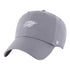 OKC THUNDER 47 BRAND CLEAN UP GREY FOUNDATION HAT in Grey - Front Left Angle 