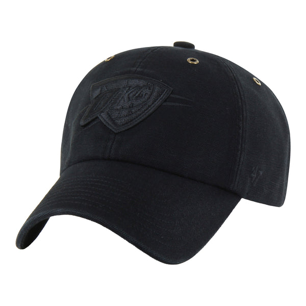 OKC Thunder 47 Brand x Carhartt Primary Clean Up Black Tonal Hat