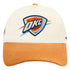 OKC THUNDER PRO STANDARD SUEDE PRO PINCH SNAPBACK in orange - Front View