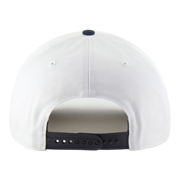 OKC Thunder 47 Brand Two-Tone Hitch Snapback in White - Back View
