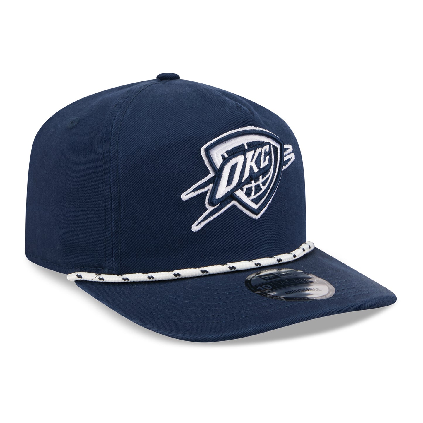 OKC Thunder New Era 19Twenty Color Pack Snap Rope Hat - Front Right View
