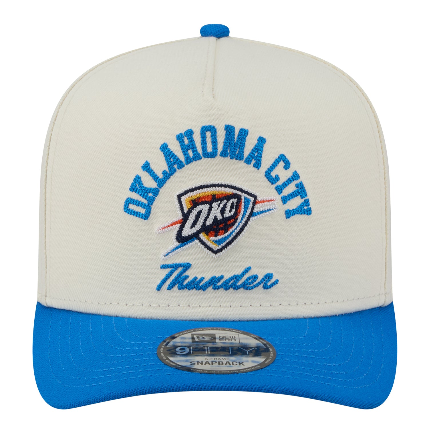 OKC Thunder New Era 9Fifty A-Frame Arched Snap Hat – Official OKC
