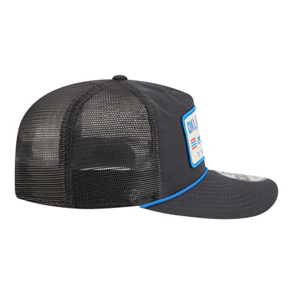 OKC Thunder New Era 19Twenty Washed Rope Snapback Hat in black - Right Side View