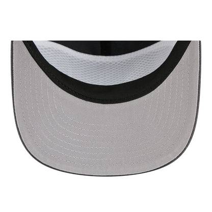 OKC Thunder New Era 19Twenty Washed Rope Snapback Hat in Black - Underbrim View