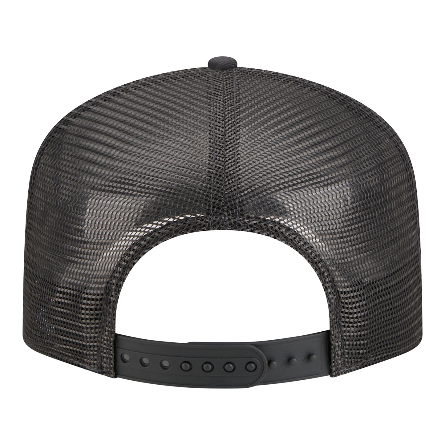 OKC Thunder New Era 19Twenty Washed Rope Snapback Hat in Black - Back View