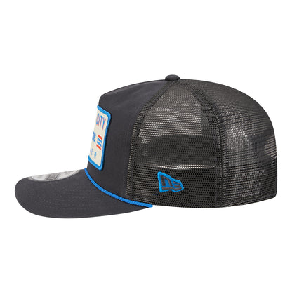 OKC Thunder New Era 19Twenty Washed Rope Snapback Hat in Black - Left Side View