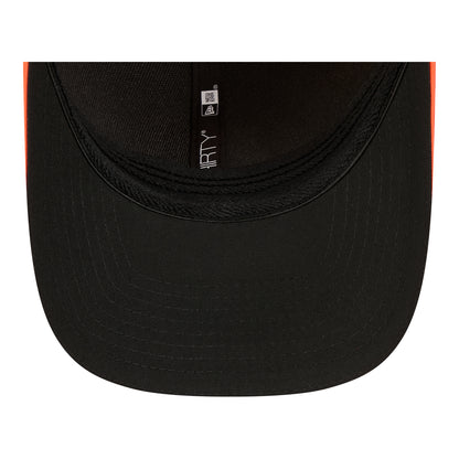 OKC Thunder New Era 39Thirty M-Crown Assist Flex Hat in Orange -Underbrim View