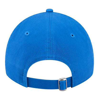 OKC Thunder New Era 9Twenty Micro Logo Adjustable Hat in Blue - BAck View