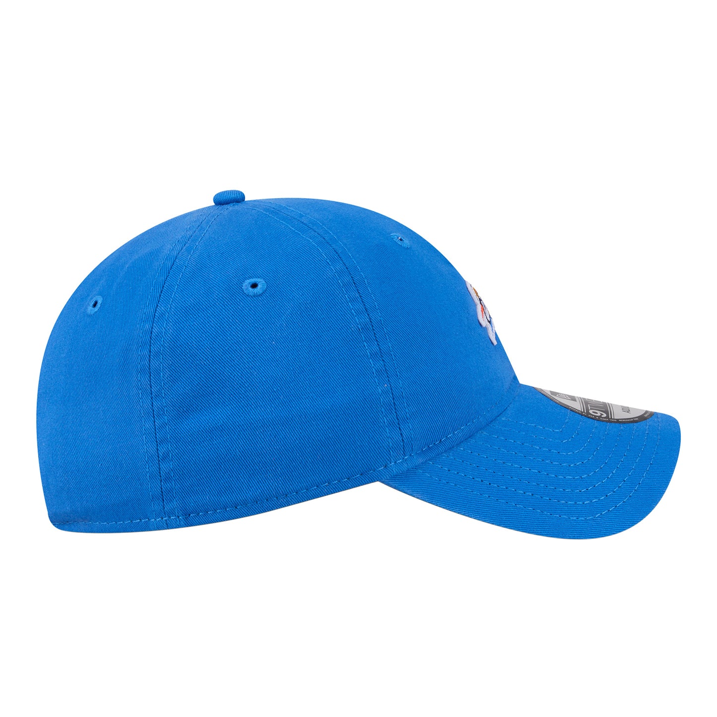 OKC Thunder New Era 9Twenty Micro Logo Adjustable Hat in Blue - Right Side View