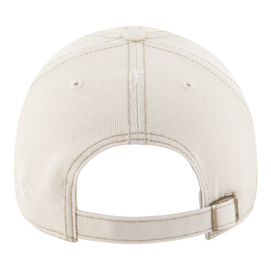 OKC Thunder 47 Brand Weathered Clean Up Hat in White - Back View