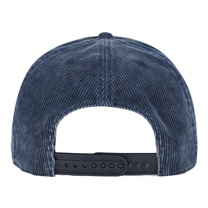 OKC Thunder 47 Brand Reclaim Corduroy Hitch Hat in Blue - back View