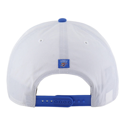 OKC Thunder 47 Brand Condor Script Hitch Hat in white - Back View