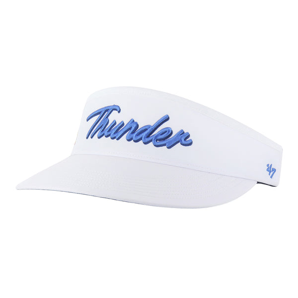 OKC Thunder 47 Brand Melbourne Script Visor – Official OKC Thunder