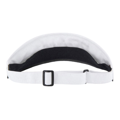 OKC Thunder 47 Brand Melbourne Script Visor in White - Back view